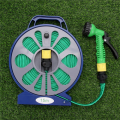 15m Disc Hose Watering Nozzle Garden Supplies Irrigation Hose Reel Bracket Water Gun Turntable Flat
