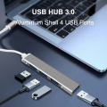 Portable 4 in 1 type A C port hub usb hubs