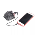 Cardioid Microphone 3.5mm Wired For Phones DSLR Camera Camcorders Recording Mic