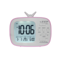 TV alarm clock voice evokes voice time LED digital table alarm clock counter clock