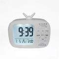 TV alarm clock voice evokes voice time LED digital table alarm clock counter clock