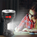 7LED Powerful Flashlight with COB Side Light USB Charging Lighting Torch Tent Camping Light Outdoor