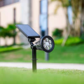 Solar spotlights outdoor courtyard lawn lights plug-in villa garden LED landscape street lights