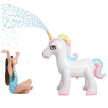 ins unicorn water spray rainbow door children outdoor lawn garden water toy inflatable toy