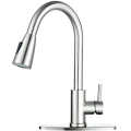 Pull Out Sprayer Kitchen Faucet Lead-Free Stainless Steel Kitchen Sink Faucet 360 Swivel Modern Brus