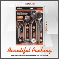 4 Piece Adjustable Wrench Set Steel Crescent Wrench