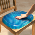 Seat Cushion Soft Silicone Honeycomb Design Upholstered Elastic Pillow Backrest Support Sitting