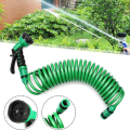 Retractable Coil Garden Hose Pipe Expandable Reel Airbrush Spray Tool Tap Connector Car wash tools