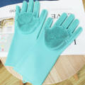 Kitchen Dishwashing Gloves Multifunctional Pet Hair Grooming Gloves