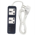 Power Strip Outlet Universal Smart Plug with 3 USB Ports