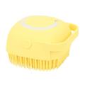 Silicone Body Brush Shower Scrubber with Shower Gel Dispenser Function Massage Exfoliating Cleaning