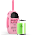 Children Walkie Talkie Kids Transceiver Handheld UHF Radio Lanyard Mini Interphone Toy Birthday Gift