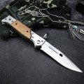 Outdoor folding knife self-defense portable knife field survival multifunctional folding knife