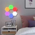 RGB Honeycomb Light LED Light DIY Hexagonal Wall Light Colorful Night Light with Remote Control