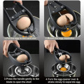 Abridor de huevos de acero inoxidable apto para uso alimentario