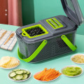 Vegetable Cutter Multifunctional Vegetable Slicer Chopper with Basket Grater Kitchen Tools