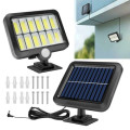 12 COB Solar Rechargeable Led Lights With Motion Sensor Outdoor Garden