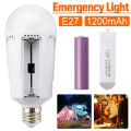 Emergency LED Bulb 12w Pure White E27 Rechargeable LED Bulb Outdoor Lighting Energy Saving Lighting