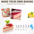 Baking Decorating Supplies Nozzle Piping Muffin Cup Turntable Dessert Cake Decorating Tool Kit