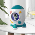 Rocket Toy Piggy Bank Gift Mini Electronic Kids ATM Savings Machine
