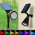 Outdoor Solar Spotlight 7 LED Landscape Light Decorative RGB Lawn Light Waterproof Yard Garden