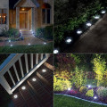 8LED solar underground light landscape light garden decoration outdoor lighting ground light