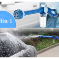 New EZ Jet Water Cannon Pressure SprayGun w/Built-in Soap Dispenser 8 Spray Settings
