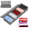 Gray Dust-Proof Storage Box For Clothing Containers Foldable