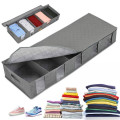 Gray Dust-Proof Storage Box For Clothing Containers Foldable