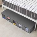 Foldable Under Bed Storage Bag Under Bed Clothes Container Grey Dustproof Storage Box