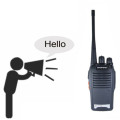 High quality BF-777S anti-jamming single frequency two-way radio with earphone walkie-talkie