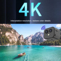 4K Dual Lens Wifi Camera 2-way Intercom Surveillance VCR XD-D3