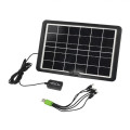 Portable solar mobile phone charger with stable chip fast charging for camping and traveling