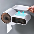 Toilet paper holder multifunctional household storage box