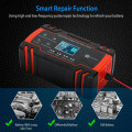 Universal Car Battery Charger 12V 8A 24V 4A Smart Automatic Battery Charger LCD Display Pulse Repair