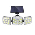 138LED Solar Remote Control Spotlight Lighting Outdoor Waterproof