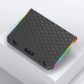 XF0677 With RGB Light 2 USB Port Cooling Fan LED Laptop Cooling Pad