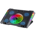 A13 Gaming Laptop Cooling Pad 5 Fans RGB Lighting XF0671