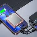 Mini power bank LED power bank comes with four wires 10000Mah