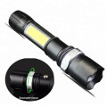 Green Box USB Rechargeable Flashlight Adjustable Tactical Flashlight
