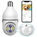 Wireless WiFi Bulb Outdoor Surveillance Camera Light Socket Home Camera