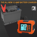 6/12/24V car battery charger smart pulse repair charger trickle charger