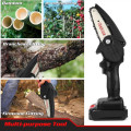 25V Mini Chainsaw Cordless Branch Cutter 4 Inch Chainsaw Home Garden Tools
