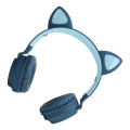 Cat ear bluetooth headset with built-in microphone