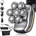 Men`s Electric Shaver with 7 Razor Heads 7D Wet and Dry Electric Shaver