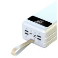 P6 60000Mah Power  Bank Built in 3 Cable