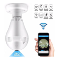 360-degree camera WiFi wireless light bulb camera HD support remote control mot