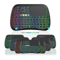 Mini Smart Wireless Keyboard Bluetooth 2.4G Touchpad Colorful Backlit Keyboard