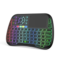 Mini Smart Wireless Keyboard Bluetooth 2.4G Touchpad Colorful Backlit Keyboard