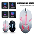 M020 USB  Glowing  Breathing Lamp  Wired Optical  Mouse